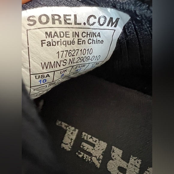 SOREL Kinetic Sneaker Black Hi-Top size 10 - Picture 8 of 12